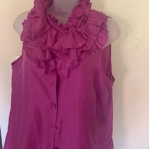 J.CREW Magneta color Bluse